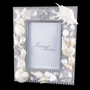 Sea Life Crystallized 5 x 7 Picture Frame Featuring Premium Crystal