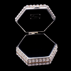 Garden Firefly Hexagon Ring Box Featuring Premium Crystals