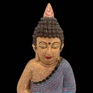 Buddha Sculpture Featuring 20,000 Premium Crystals