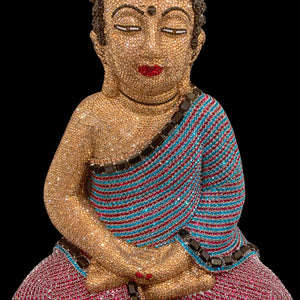 Buddha Sculpture Featuring 20,000 Premium Crystals