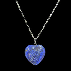 Lapus Gemstone Heart Necklace