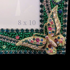 Evergreen 8 x 10 Crystallized Crystallized Bug Picture Frame Featuring Premium Crystal