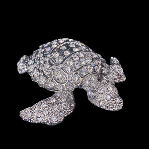 Seymore the Sea Turtle Paperweight Collectible Featuring Premium Crystals | Clear Eyes