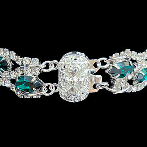 Emerald Premium Crystallized Bracelet